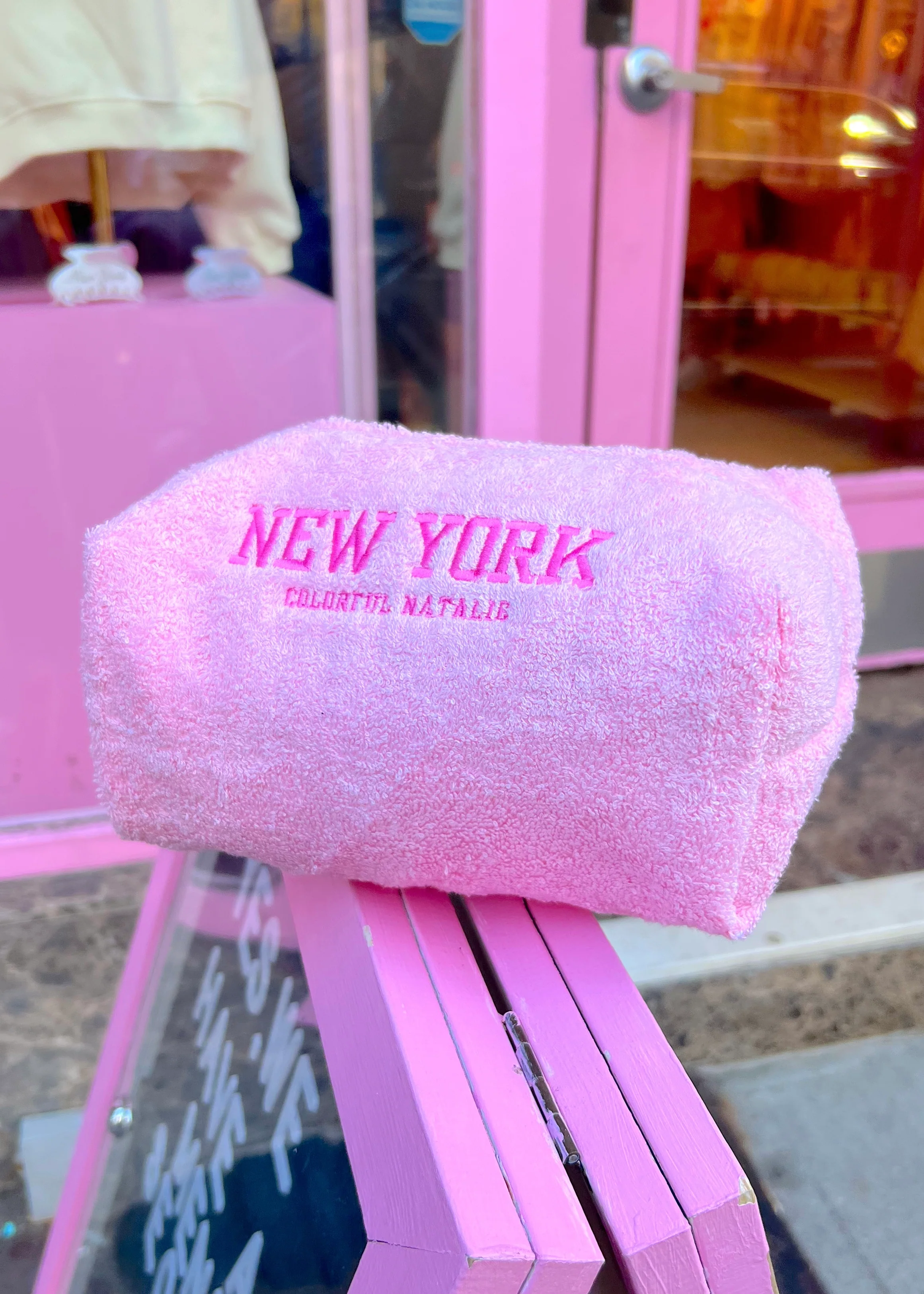 Pink Terry New York Makeup Bag - Image 2